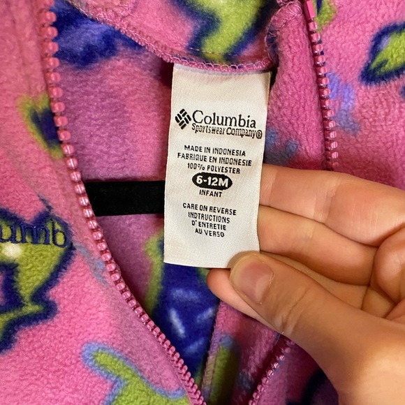 Rare animal fleece Columbia infant onesie - Picture 5 of 8